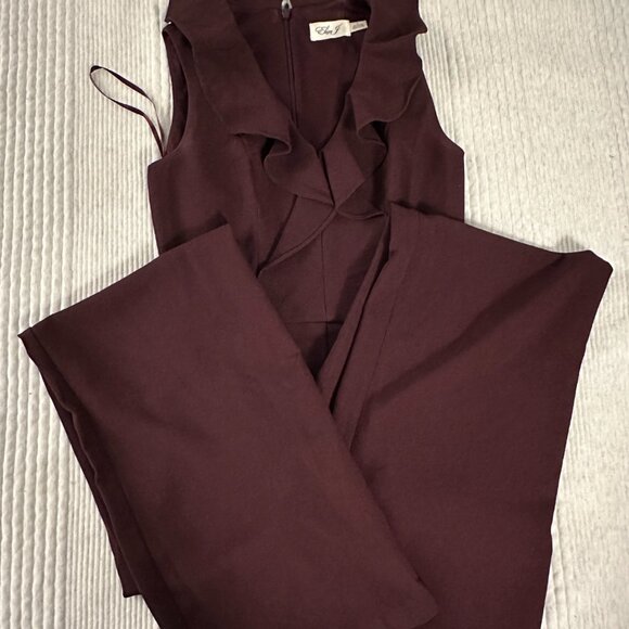 ELIZA J. | Ruffled Jumpsuit - Size 0 - Picture 2 of 3